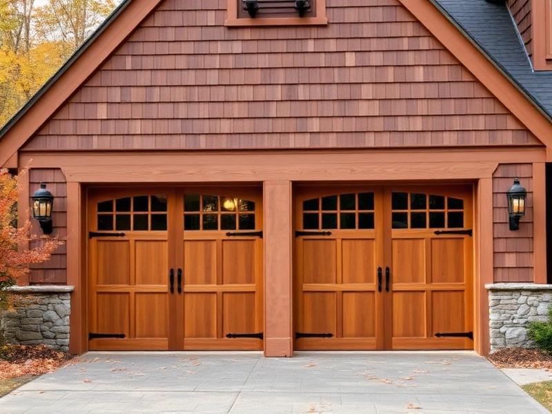 Carriage-Style garage door installation