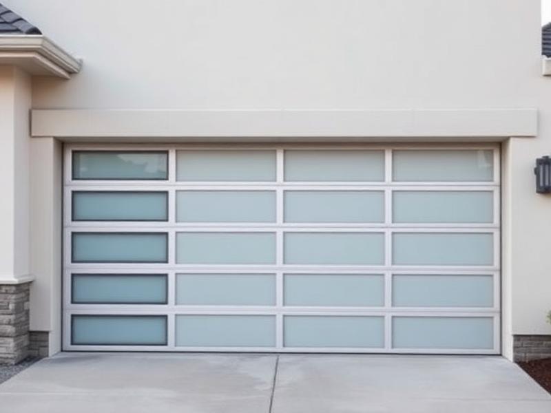 Contemporary/Modern garage door installation